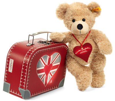 Steiff The True Brit suitcase Bear