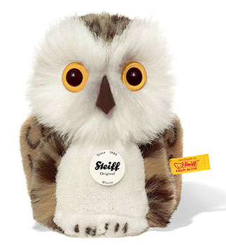 Steiff Wittie Owl Grey Brindled