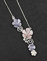 Necklace Hazy Tones Flowers