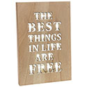 Natural Words LED Plaque Life Medium