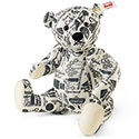 Steiff Coca Cola Heritage Pattern Teddy Bear