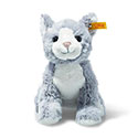 Steiff Cuddly Friends Cassie Cat Blue and White