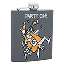 Chap Stuff Hip Flask Party On