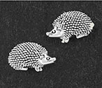 Earrings Stud Country Hedgehog Silver