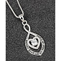 Necklace Crystal Infinity Platinum Plated Dreams