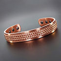 E Q For Men 3 Deco Copper Bangle