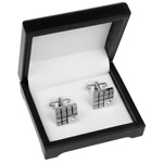 Square Latice Cufflinks Set