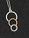 Necklace Three Loop Necklace