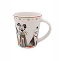 Faithful Friends Sitting Big Dogs Mug