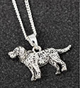Necklace Labrador Silver Plated