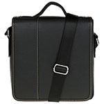 Men's Plain Messenger Bag Black