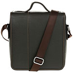 Men's Plain Messenger Bag Brown