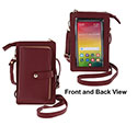 Mobile Phone Bag and Purse Burgundy