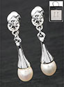 Earrings Modern Teardrop Pearl