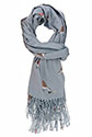 Scarf Robin Cashmere Feel Scarf Silver