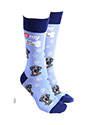 Sock Society Dog Socks Black Labrador Lilac