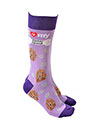 Sock Society Dog Socks Cocker Spaniel Purple