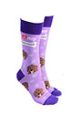 Sock Society Dog Socks Dachshund Purple