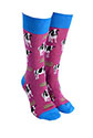 Sock Society Cow Socks Purple