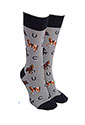 Sock Society Horses Socks Grey