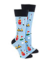 Sock Society Golf Socks Light Blue