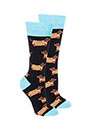 Sock Society Sausage Dog Socks Black