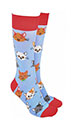 Sock Society Cute Cats Socks Light Blue