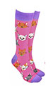 Sock Society Cute Cats Socks Pink