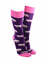 Sock Society Piggies Socks Purple