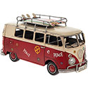 Tin Transport Campervan Red