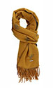 Scarf Two Tone Happy Bees Mustard and Grey