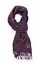 Scarf Two Tone Happy Bees Purple and Grey