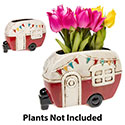 Village Pottery Caravan Red Planter