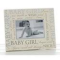 Script Memories Frame Baby Girl