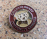 Charlie Bears Curiosity Corner Pawstore Pin Badge