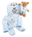 Steiff Sleep Well Bear Blue Gift Set